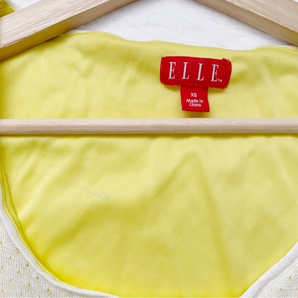 White Crocheted Lace Dress with Contrasting Slip - Picture 2 of 9